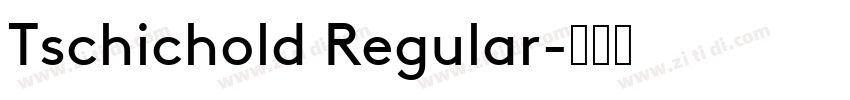 Tschichold Regular字体转换